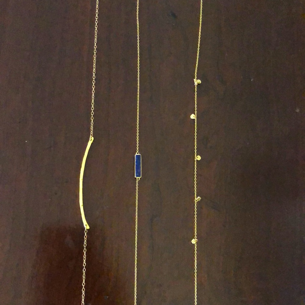 Gorjana necklaces